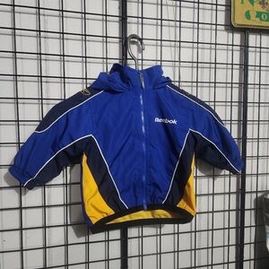 Reebok Blue and Yellow Jacket